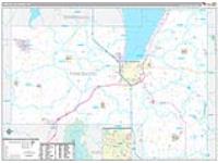 Fond Du Lac, Wi Carrier Route Wall Map